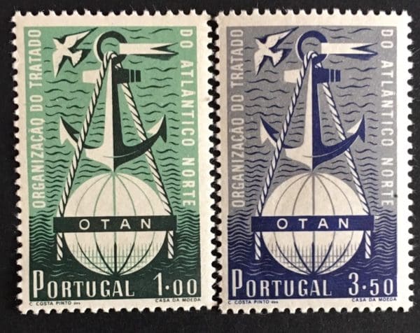 Portugal Scott # 747-748 Mint  Hinged