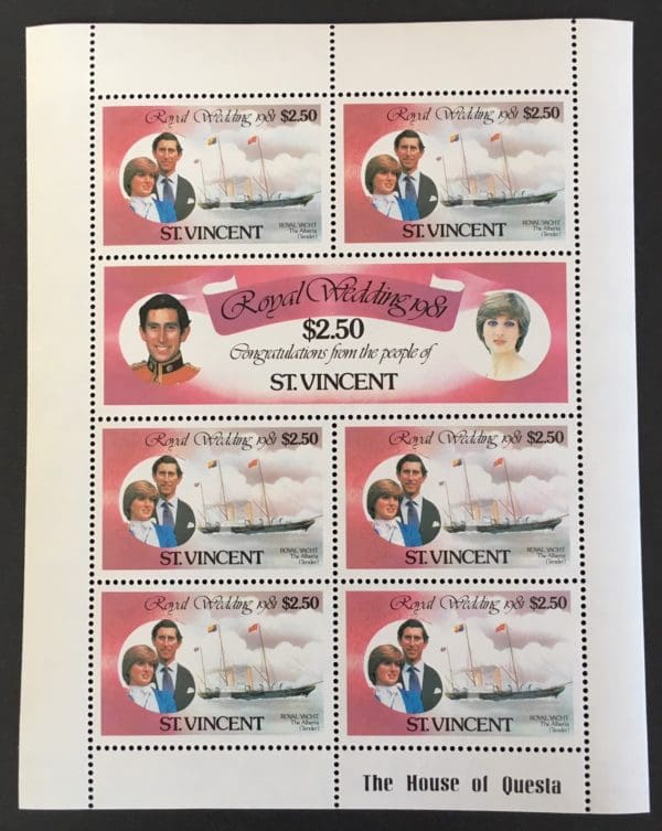 St. Vincent Scott # 630 Mint Never Hinged