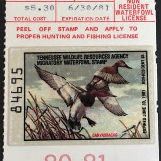 Scott  Tennessee # 4 Duck Stamp Mint Never Hinged
