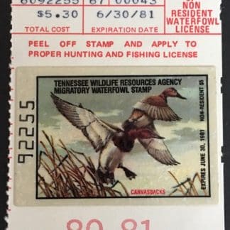 Scott  Tennessee # 4 Duck Stamp Mint Never Hinged
