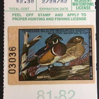 Scott  Tennessee # 5 Duck Stamp Mint Never Hinged