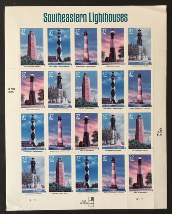 Scott # 3787-3791  Mint Never Hinged Major Color Error