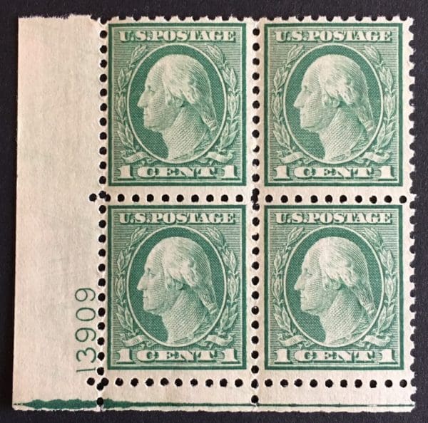 Scott # 543 Mint Never Hinged Plate Block