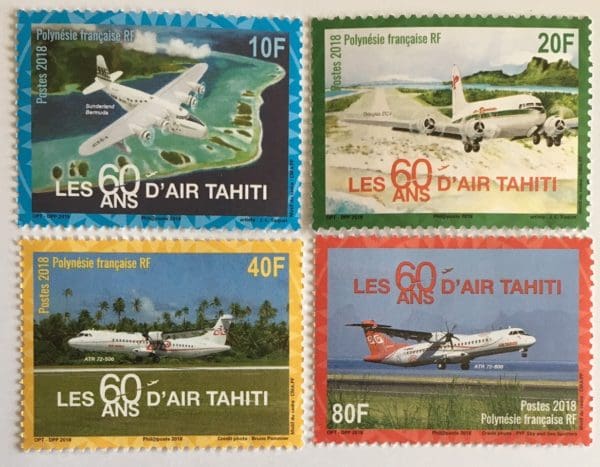 French Polynesia Scott # 1202-1205  MNH