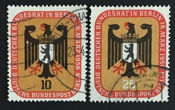 Germany Berlin Scott # 9N118-19 Used