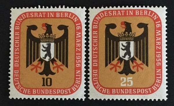 Germany Berlin Scott # 9N118-19 Mint Never Hinged