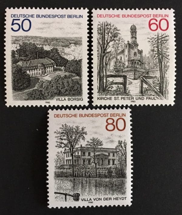 Germany Berlin Scott # 9N476-78 Mint Never Hinged