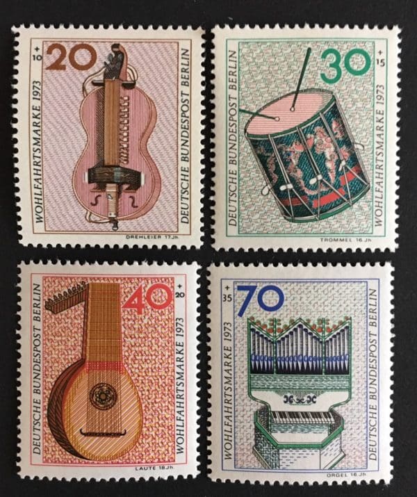 Germany Berlin Scott # 9NB101-104 Mint Never Hinged