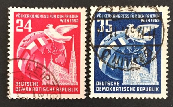 Germany DDR Scott # 118-119 Used