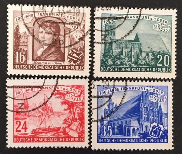 Germany DDR Scott # 151-154 Used