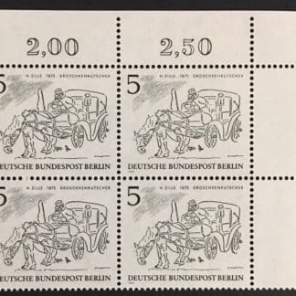 Germany Berlin 9N267 Mint Never Hinged Corner Blocks