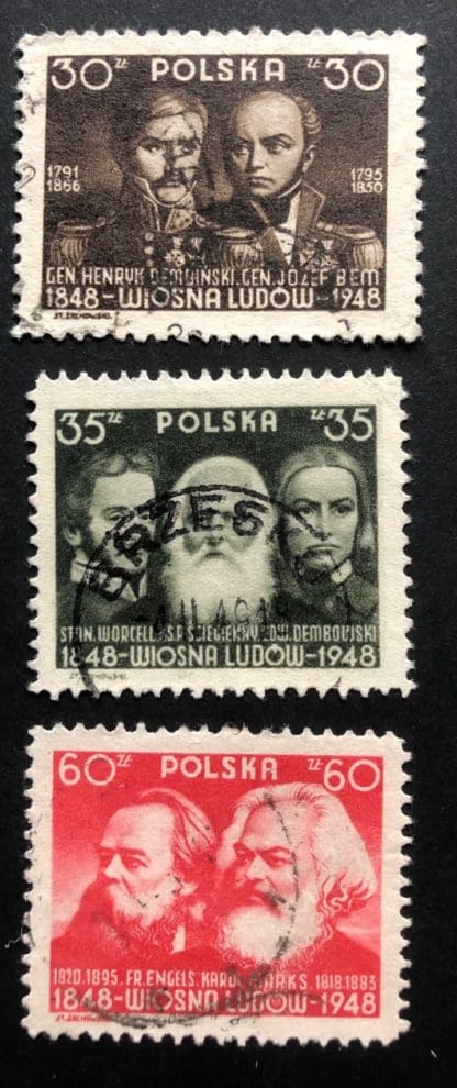 Poland Scott # 430-432 Used