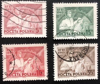 Poland Scott # 460-63 Used