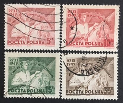 Poland Scott # 460-463 Used