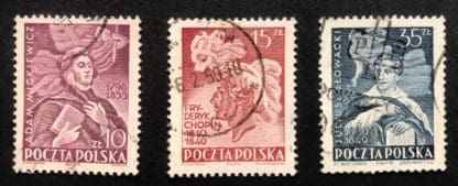 Poland Scott # 464-466 Used