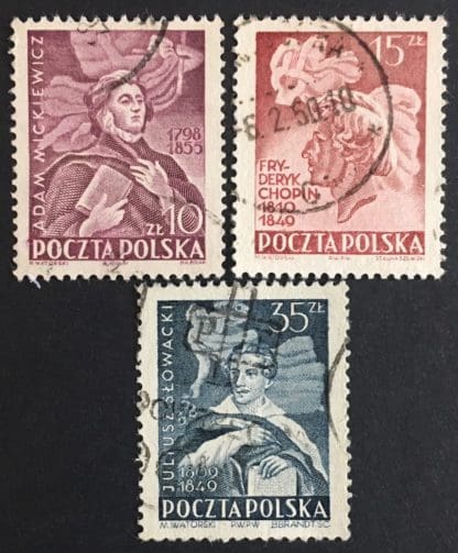 Poland Scott # 464-466 Used