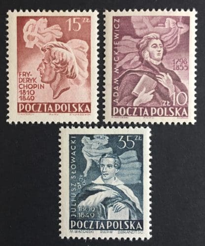 Poland Scott # 464-466 Mint Hinged