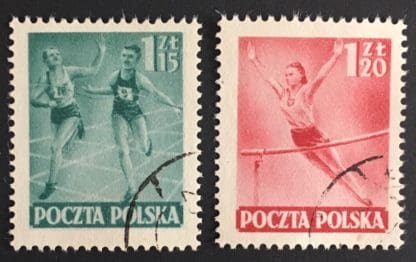 Poland Scott # 545-546 Used