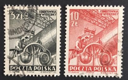 Poland Scott # 549-550 Used