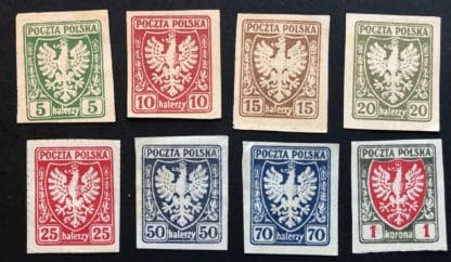 Poland Scott # 63/65-71 Mint NO Gum