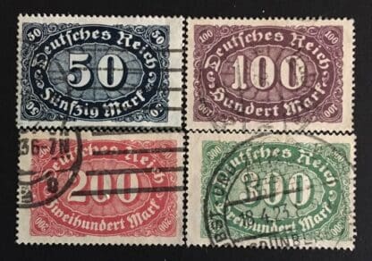 Germany Scott 198-201 Used