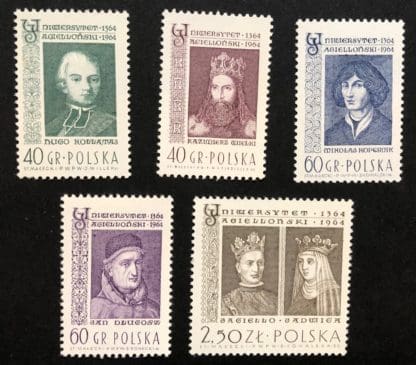 Poland Scott # 1226-1230 Mint Never Hinged