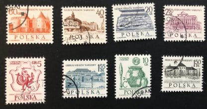 Poland Scott # 1334-1341 Used