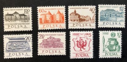 Poland Scott # 1334-1341 Mint Never Hinged