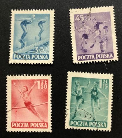 Poland Scott # 545-546/B75-B76 Used