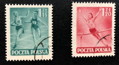 Poland Scott # 545-546 Used