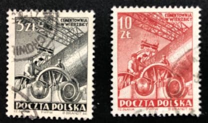 Poland Scott # 549-550 Used