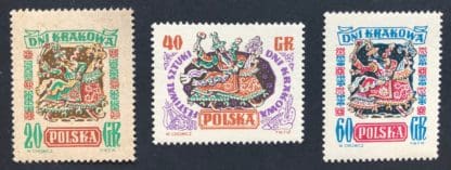 Poland Scott # 684-686 Mint Hinged