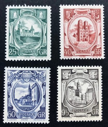 Poland Scott # 705-708 Mint Hinged