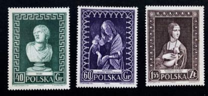 Poland Scott # 746-748 Mint Never Hinged