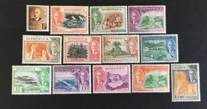 Dominica Scott # 122-133//136 Mint Hinged