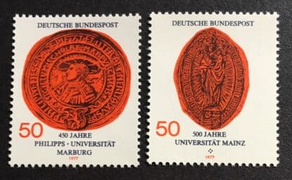 Germany Scott 1252-1253 Mint Never Hinged