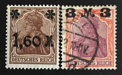 Germany Scott 133-134 Used