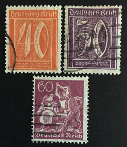 Germany Scott 142-144 Used