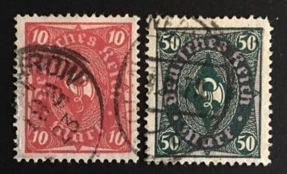 Germany Scott 181-182 Used