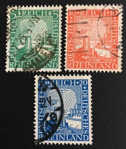 Germany Scott 347-349 Used