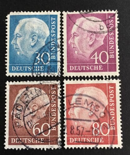 Germany Scott 712-713/715/717 Used