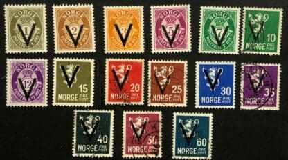 Norway Scott # 207-217/219 Mint Hinged