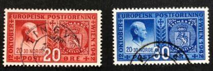 Norway Scott # 253-254 Used