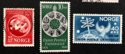 Norway Scott # 299-301  Mint & Used