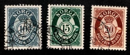 Norway Scott # 307-309 Used