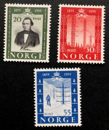 Norway Scott # 334-336 Mint Hinged