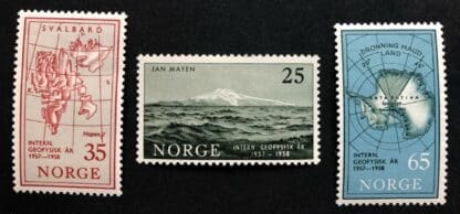 Norway Scott # 355-357 Mint Hinged