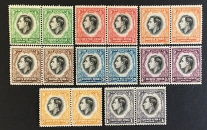 South West Africa Scott # 125-132 Mint Hinged