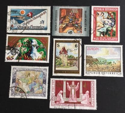 Austria Scott #1636-1643 Used