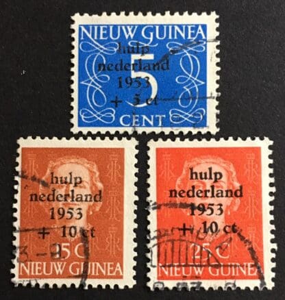 Netherlands New Guinea Scott B1-B3 Used